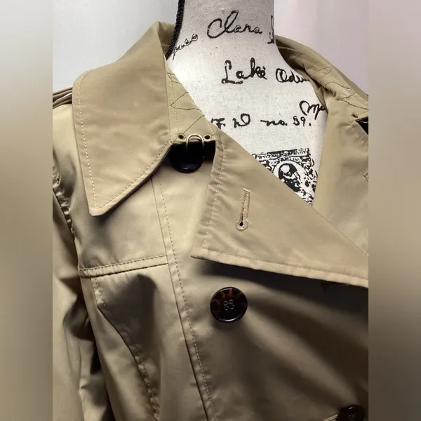 Worthington Vintage Classic camel tan pea coat. Size XL - Image 5