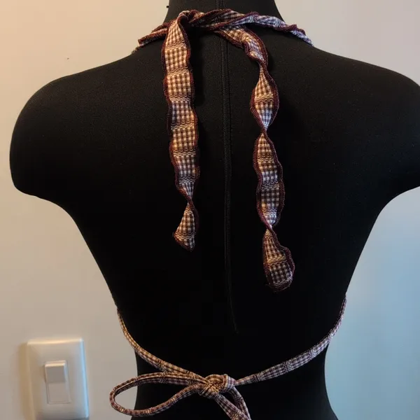 Mossimo. Bikini Top • Size Large • Boho Print Multi-Color Tribal Swim Top - Image 4