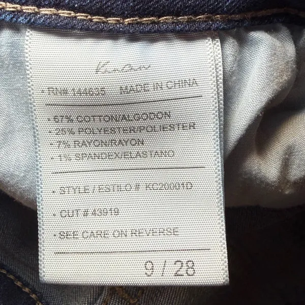 KanCan‎ High Rise Flare Jeans Dark Wash Side Slit Size 9/28 KC90001D - Image 3