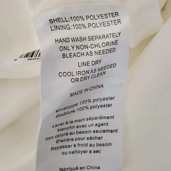 White by Vera Wang Ivory Strapless Formal Dress Size 4 - Image 10