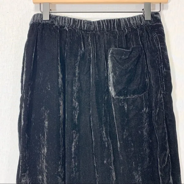 Sam Edelman Black Velvet Lounge Pants Size Small Comfy Loungewear - Image 6
