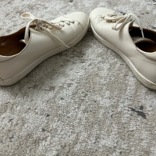 SEZANE Jack Trainers Patent Leather Comfort Sneakers Beige US 9.5 - Image 7