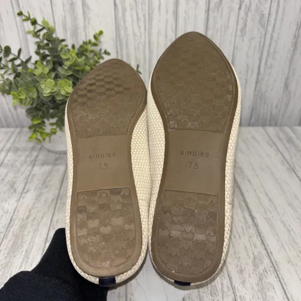 Womens Size 7.5 Birdies Eggshell And Navy EUC - Image 4