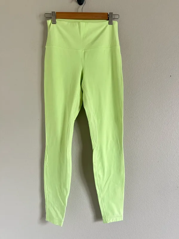 Lululemon Align High Rise 28" Faded Zap Nulu Tights Pants Size 8 - Image 3