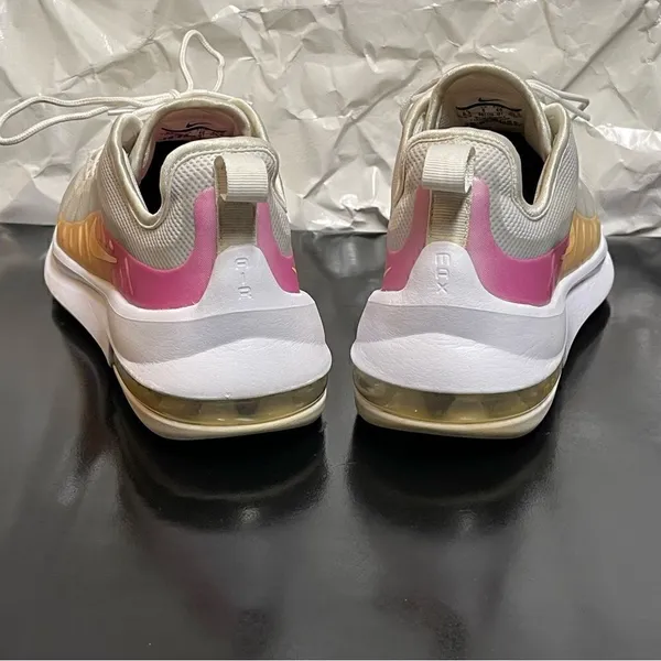 Nike Air Max Axis White / Pink Women's Running Shoes Size 8.5M - Image 7