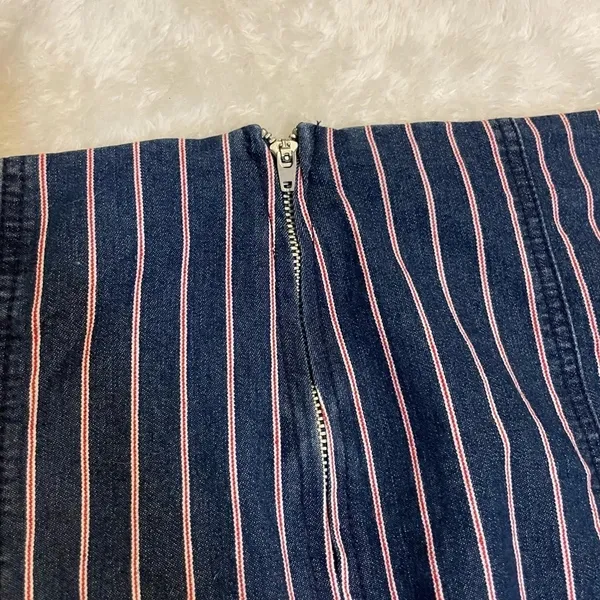 Altar'd State Mini Stretchy Skirt - Pinstripe Fitted Lexie Size Small‎ - Image 4