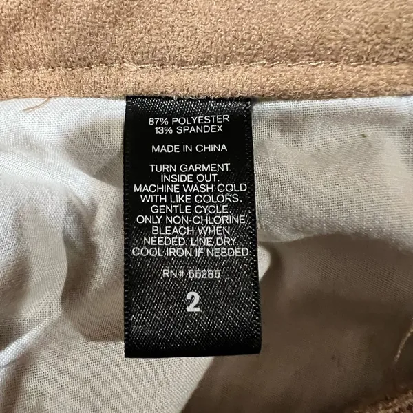 Express Super Soft Micro Suede Button Fly Shorts Size 2 - Image 3