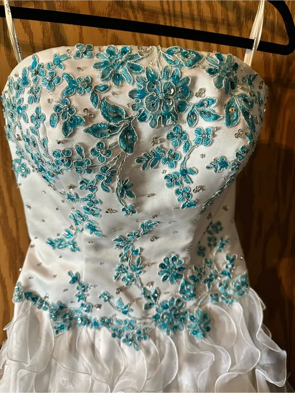 Tiffany Designs - Beaded Floral and Ruffles - Image 2