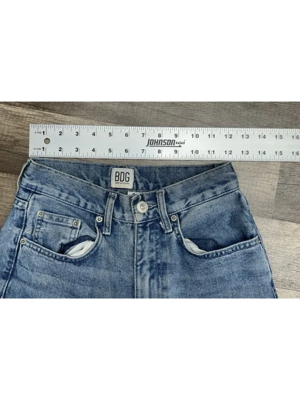 BDG Urban Outfitters High Rise Baggy Jeans Women’s Size 24 Blue 24x31 Grunge - Image 8