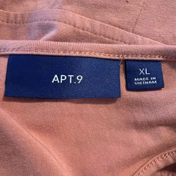 New Apt‎ 9 Dress XL Coral Athleisure Pockets - Image 3