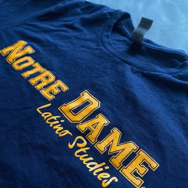 Notre Dame navy blue and yellow shirt - Image 7