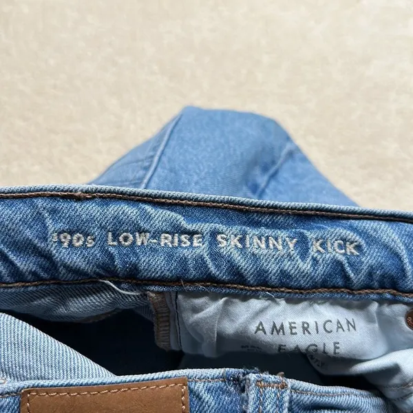 American Eagle: 90s Low-Rise Skinny Kick Jeans - Image 6