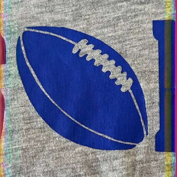 NFL LA Rams Sunday Football Women’s Short Sleeve Heather Gray T-Shirt- Large - Image 8