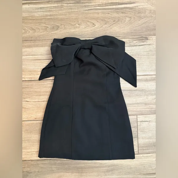 NWT Endless Rose Bow Strapless Minidress in‎ Black Sz XS $120 - Image 8