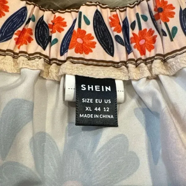 SHEIN floral skirt and crop top set XL - Image 3