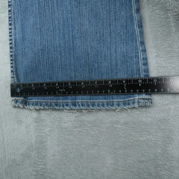 BKE Denim 1967 Jeans Women 32x34 Blue Star Stretch Bootcut Low Rise Distressed - Image 11