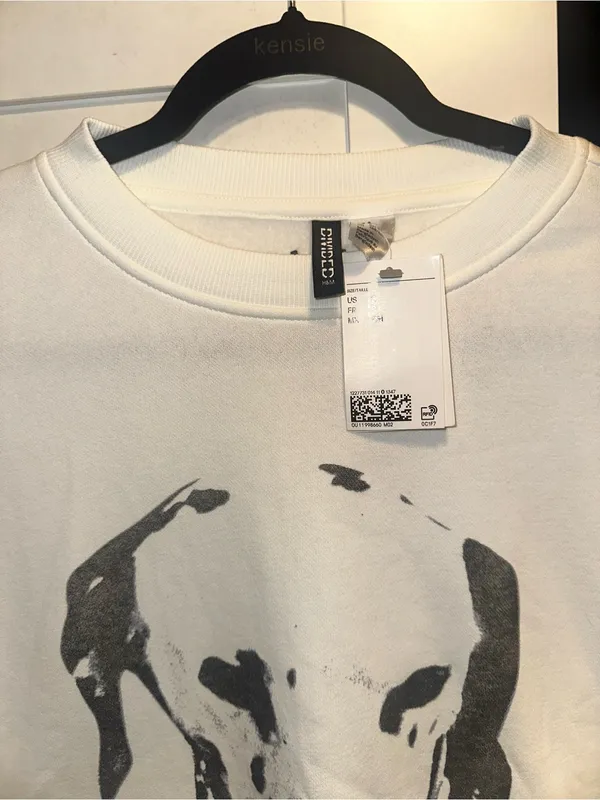 NWT SUBLIME DALMATIAN OVERSIZED PRINTED SWEATSHIRT - Image 4