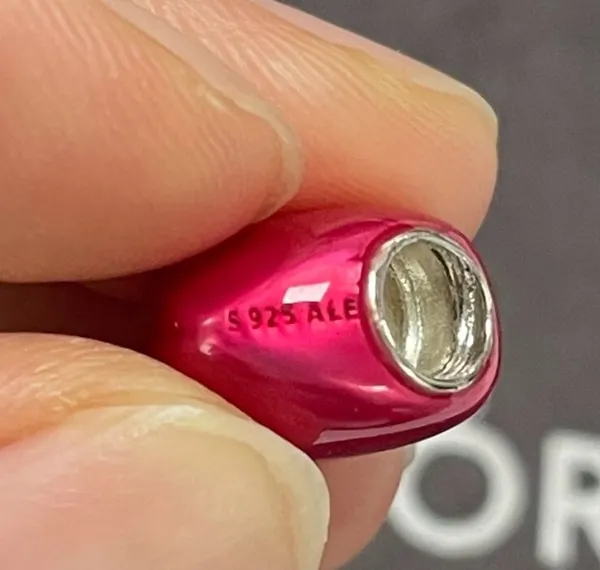 Pandora NEW  Pink Heart Charm - Image 3