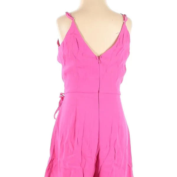 Superdown Karen hot pink side tie romper Xs‎ - Image 4