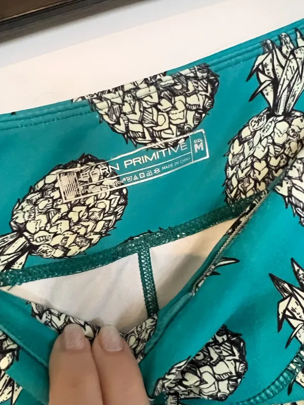 Born Primitive Pineapple Booty Shorts Spandex Crossfit - Image 5