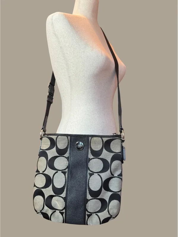 Coach F2190 Signature Oversized C Crossbody Bag - Image 2