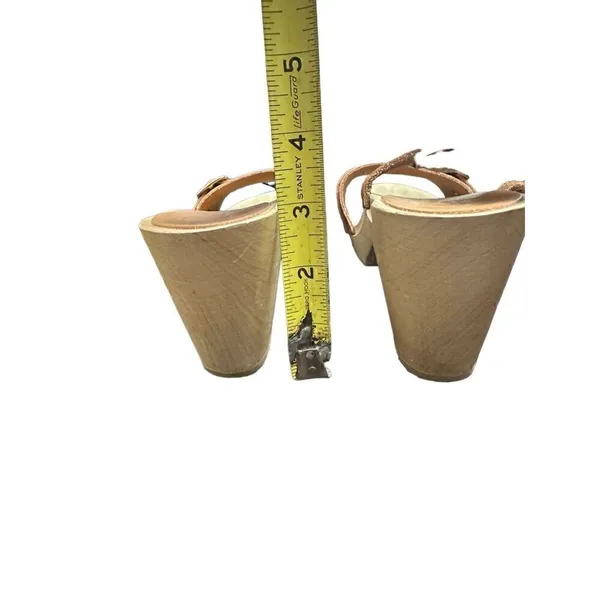 BRYR CLOGS Size 36 Tan - Image 9