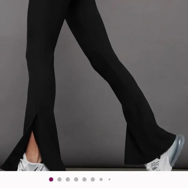 Carbon 38 flare split leg leggings - Image 2