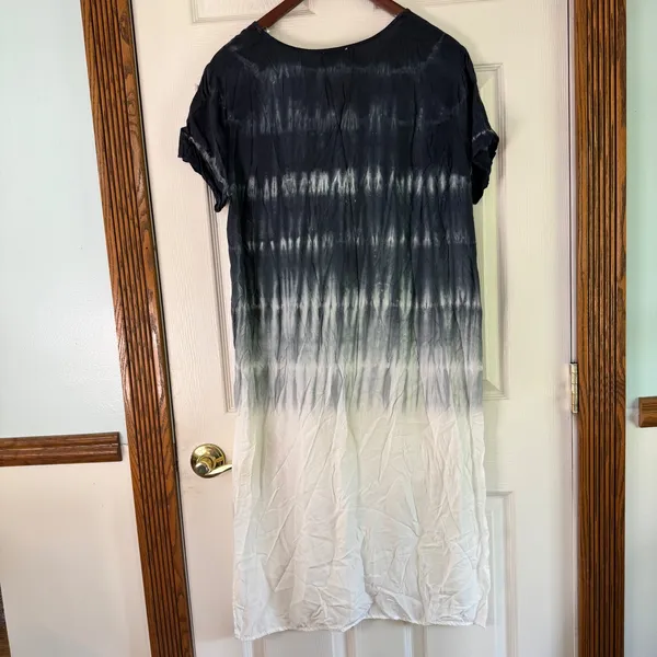 Umgee Tie‎ Dye T-Shirt Dress Casual Short Sleeve Comfy Relaxed Fit M - Image 7