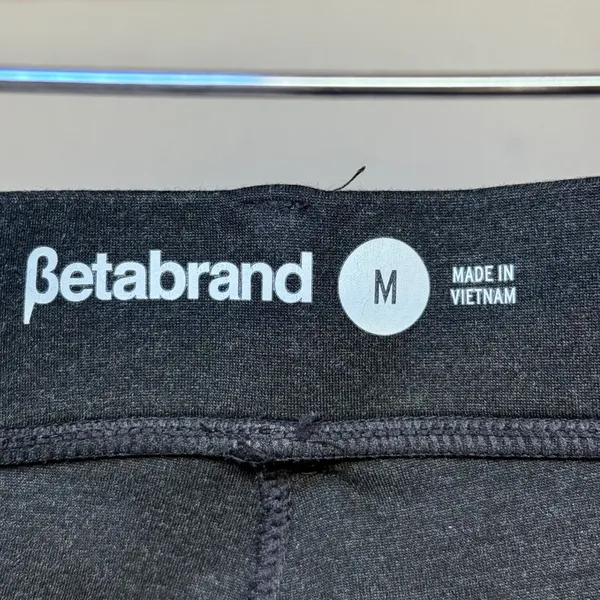 Betabrand Dress Pant Yoga Pants Charcoal Gray Straight Leg Work‎ Office Mens M - Image 3