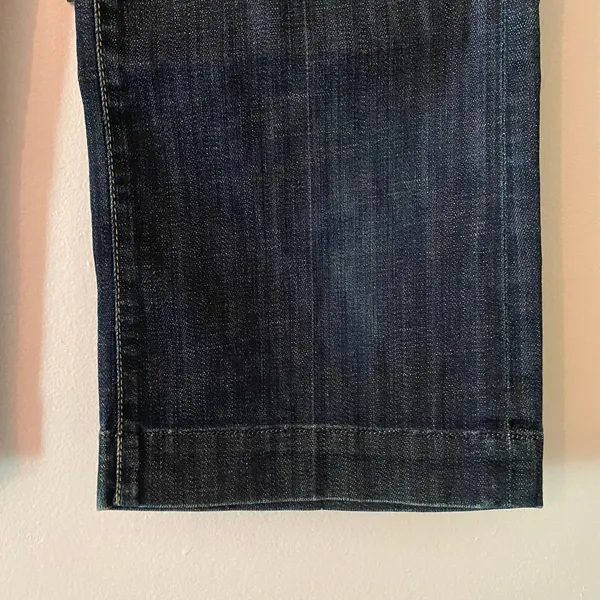 7 for all Mankind Dojo Capri Jeans Y2K Dark Wash Low Rise Retro Women's size 28 - Image 5