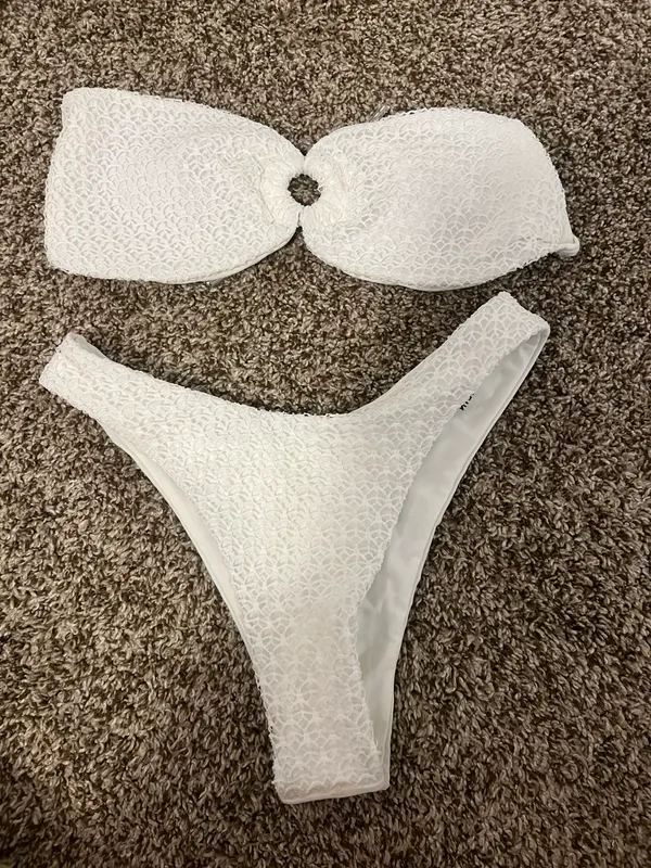 SheIn 2 piece high cut Bandeau bikini set - Image 2