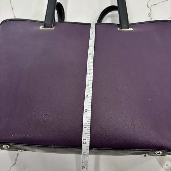 Lo & Sons Tote Purse Purple The Seville Tote Laptop Bag Travel - Image 9