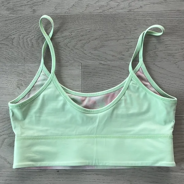 Fabletics Millie Reversible Bralette Pixie Ethereal/Aloe - Image 11