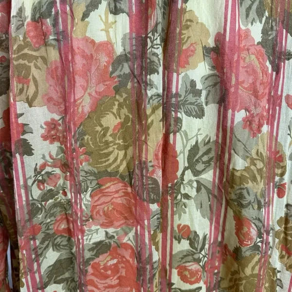 Free People Garden Wonders Maxi Dress Retro 70s Bohemian Floral Size Small - Image 10