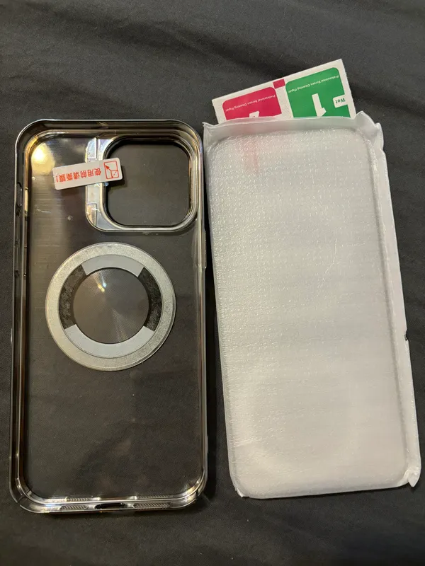 iPhone 14 Pro Max Case Silver - Image 3