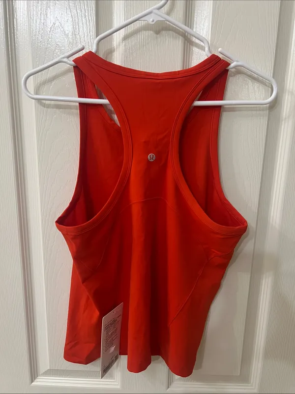 Lululemon Align Waist-Length Racerback Tank Top in Cherry Ember - Image 5
