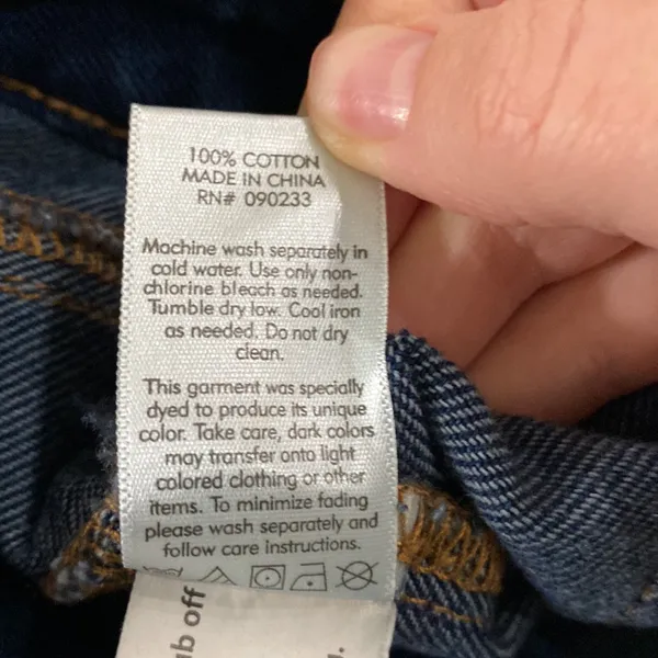 Pacsun button through dark wash denim mini skirt size 28 - Image 9