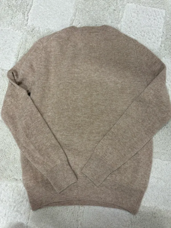 Quince Mongolian Cashmere Crewneck Sweater - Oatmeal - Image 9