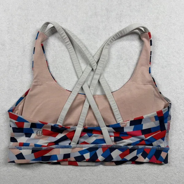 Lululemon Energy Bra Women’s Size 6 Capoeira Multi Medium Support Sports Bra - Image 2