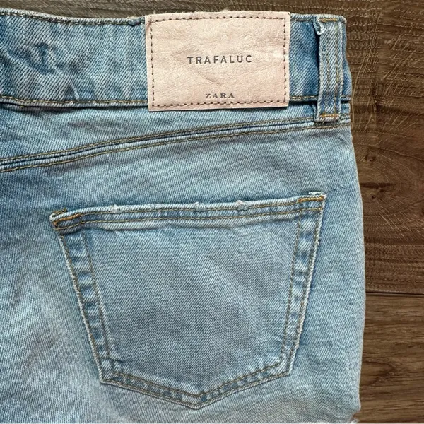 ZARA Trafaluc Embellished Denim Shorts - Image 7
