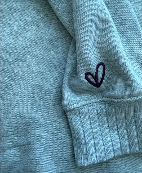 Maurice's Grey V-Neck “homebody” Sweatshirt - Image 3