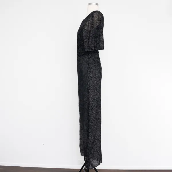 Line &‎ Dot - Textured Open-Back Wide Leg Jumpsuit - Image 7