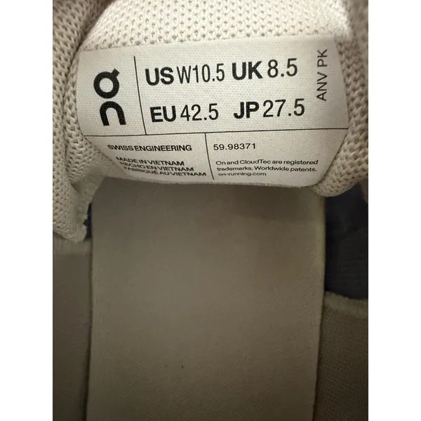 On‎ Cloud Cloud 5 Running Shoes Nimbus/Alloy Women's Size 10.5 - Image 9