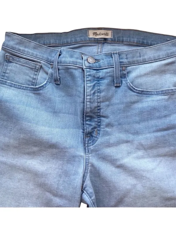 Madewell 9” Mid-Rise Skinny Crop Jeans – Asbury Wash – Size 31 - Image 15
