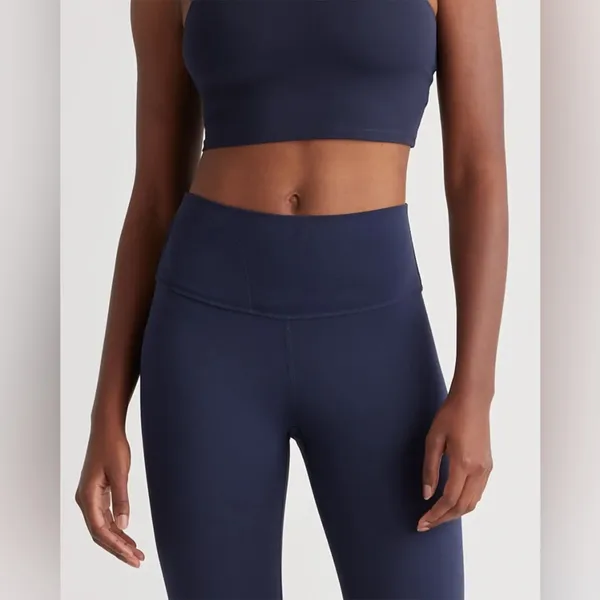 NWT Quince Women Ultra-Form High-Rise Legging Deep Navy Leggings XS 25” inseam - Image 3