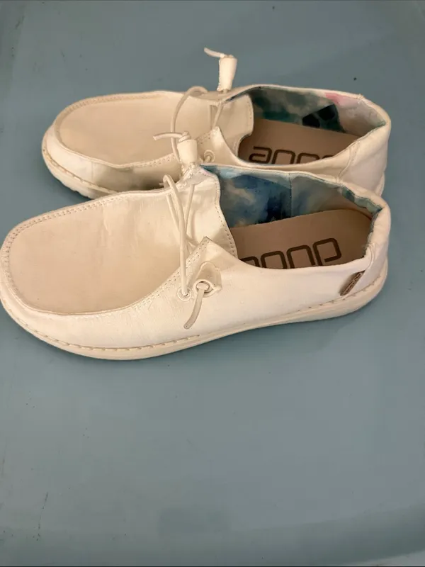 Hey Dude Women's Slip-On Sneakers in Off-White - Image 4