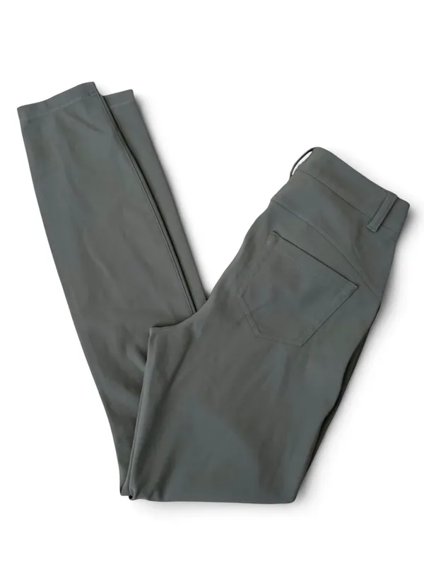 Lululemon City Sleek Slim-Fit 5 Pocket High-Rise Pant in Grey Sage Size 28 - Image 4