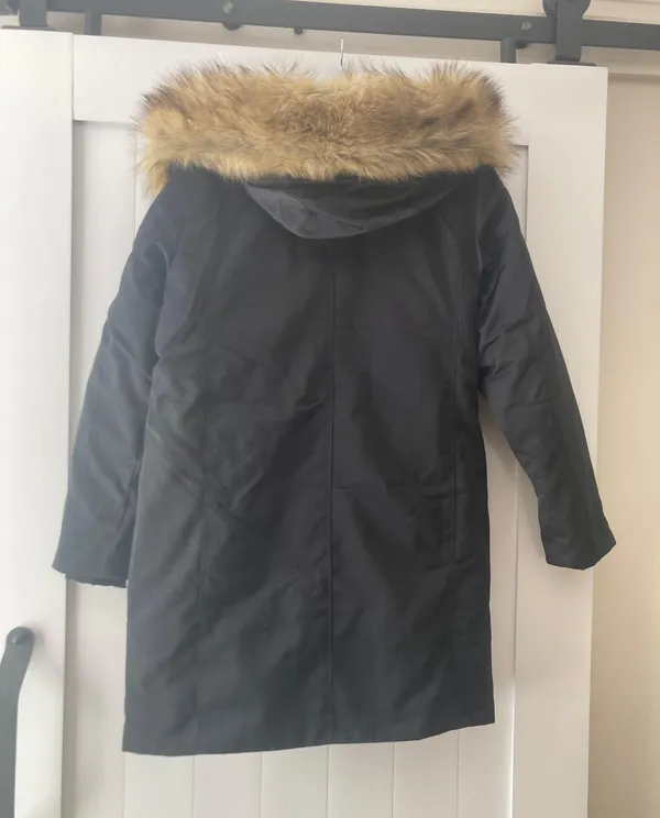 NWT black hooded tech parka - Image 7