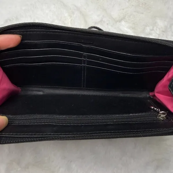 Coach Black Wristlet Wallet - Image 6