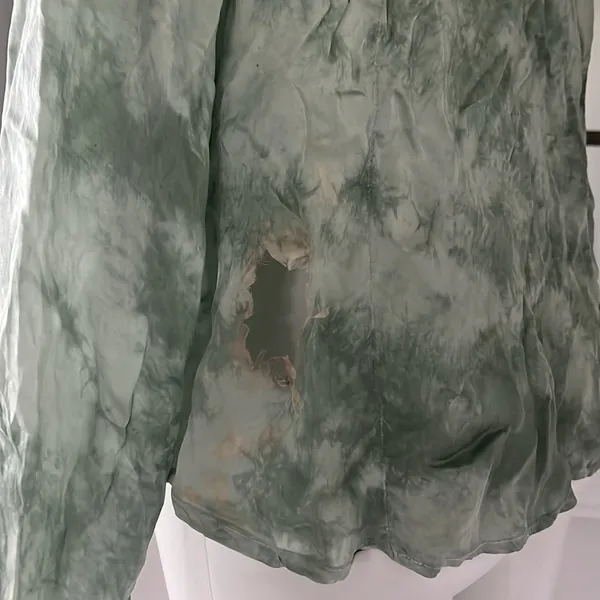 Free People New Women’s Lyocell Tie Front Blouse, Size M New w/Tag Retail $128 - Image 12